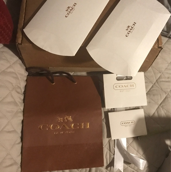 Coach Holiday Coach Gift Bags Boxes Poshmark